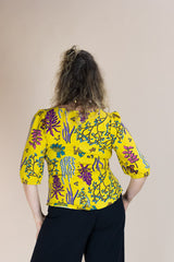 Ash Top – Yellow Botanical Organic Cotton