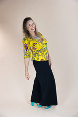 Ash Top – Yellow Botanical Organic Cotton