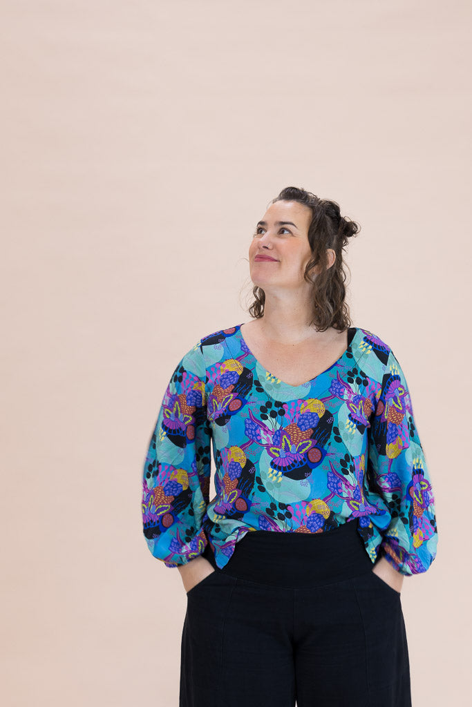 Floaty Evolve Top - Coral Garden