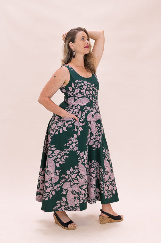 Flow Dress Stretch Cotton - Spirit of Tulsi