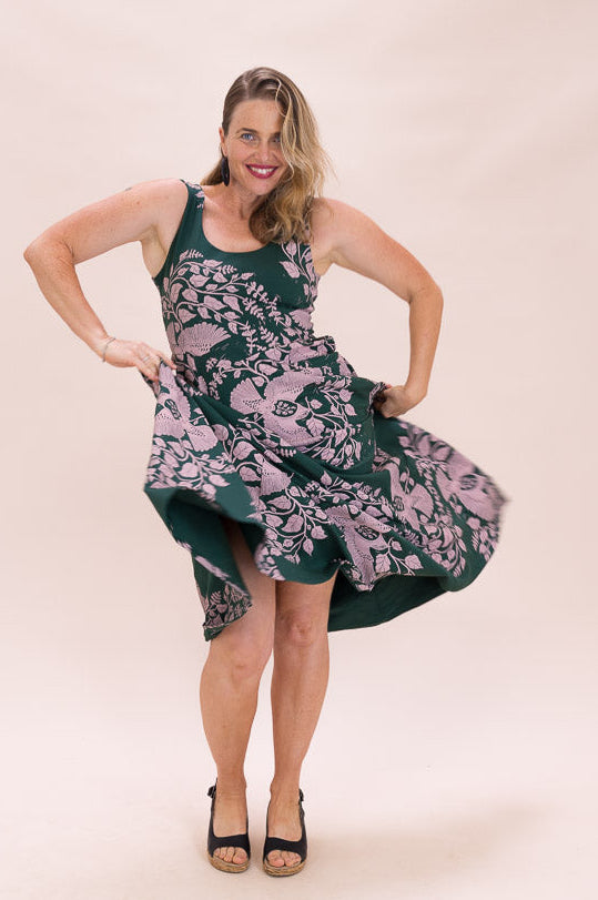 Flow Dress Stretch Cotton - Spirit of Tulsi