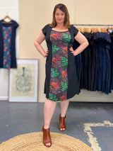 Ginger Stretch Panel Dress - Bush Garden