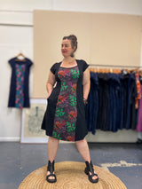 Ginger Stretch Panel Dress - Bush Garden