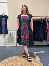 Ginger Stretch Panel Dress - The Thick of It Red