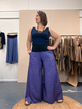 Glide Pants - Purple Wave Bamboo