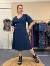 Henna Dress - Navy