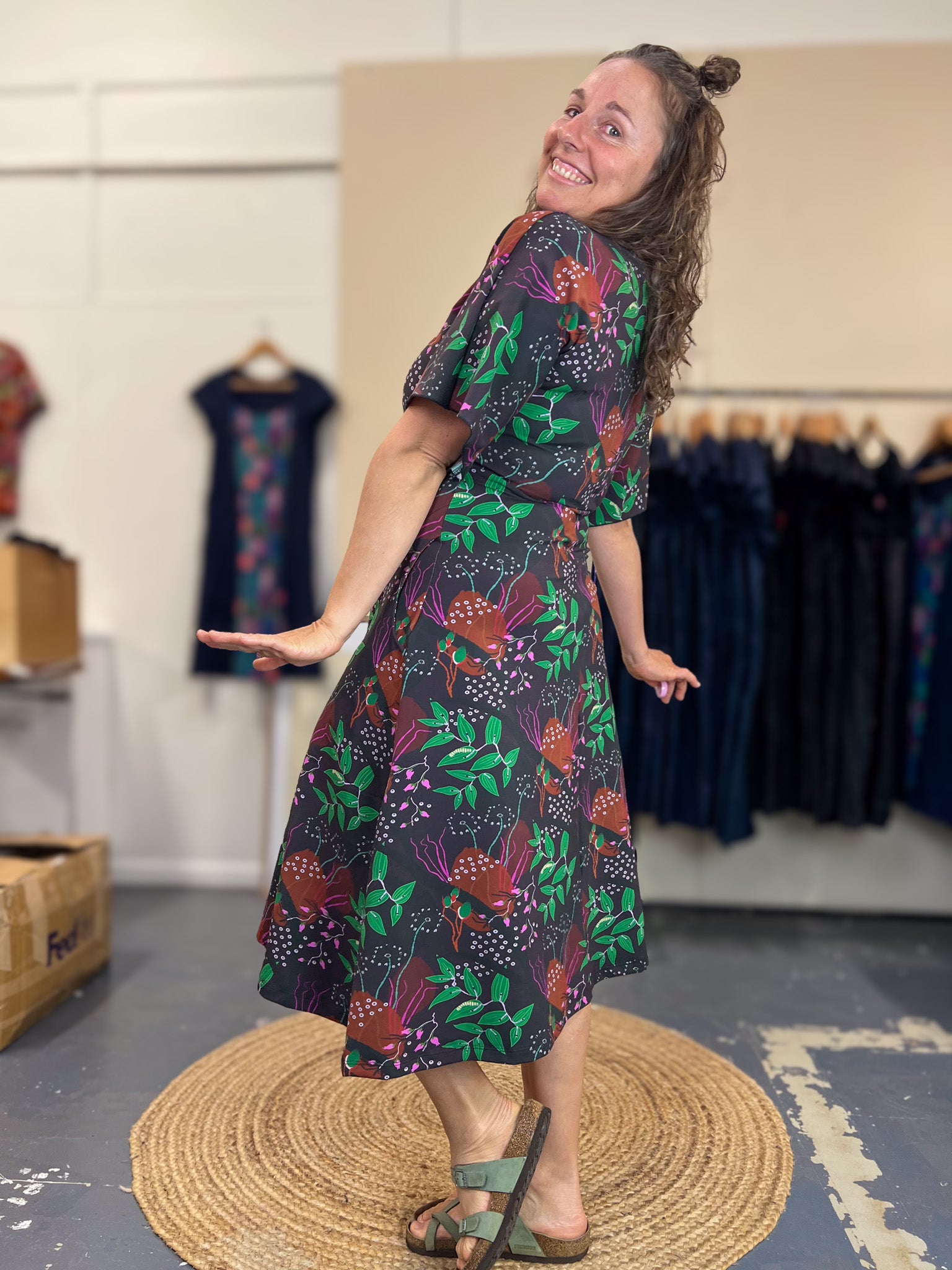 Henna Dress - Bush Garden