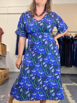 Henna Dress - Hello Cutie Blue