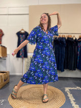 Henna Dress - Hello Cutie Blue