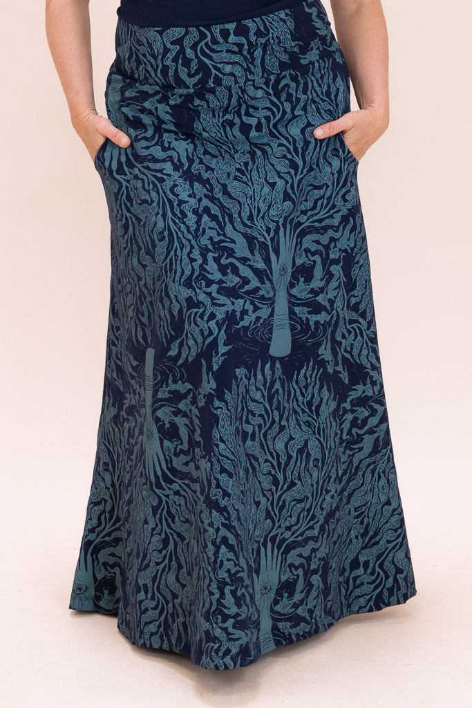 Stretch Maxi Skirt - Care for Kelp