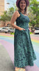 Flow Dress Stretch Cotton - Kelp Garden