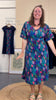 Henna Dress - The Thick of it Blue