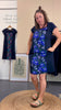 Ginger Stretch Panel Dress - Hello Cutie Blue