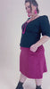 Gahnia Skirt Raspberry Stretch Corduroy
