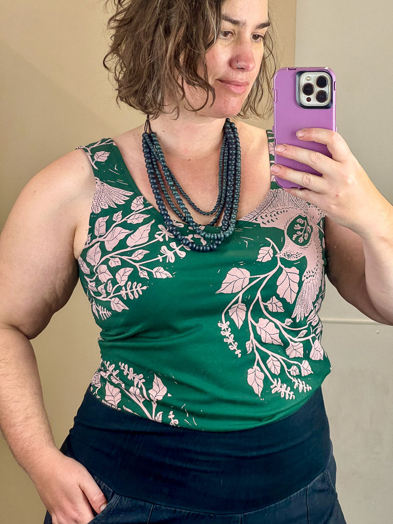 Organic Stretch Tank - Spirit of Tulsi