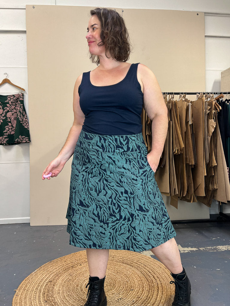 Swing Skirt – Kelp Garden