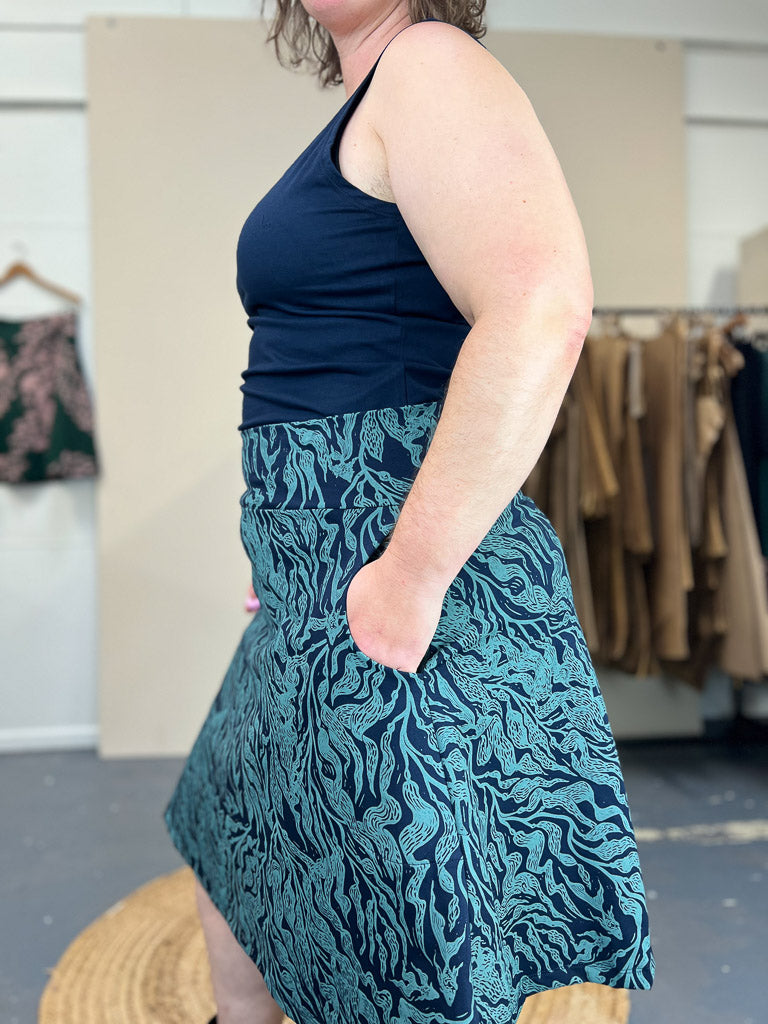 Swing Skirt – Kelp Garden