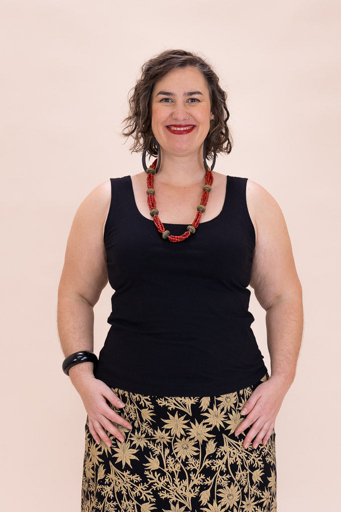 Organic Cotton Tank - Black