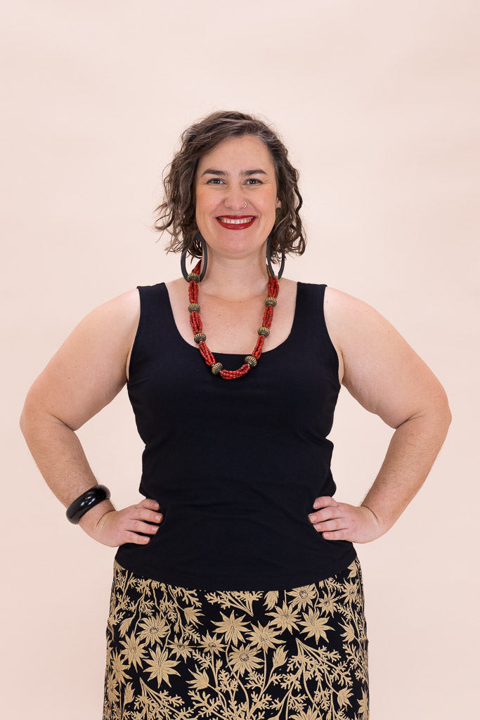 Organic Cotton Tank - Black