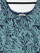 Organic Stretch Tank - Kelp Garden
