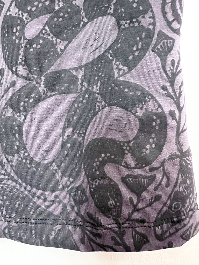 Organic Stretch Tank - Nightwalk Dark