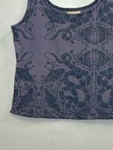 Organic Stretch Tank - Nightwalk Dark