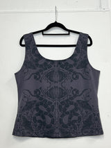 Organic Stretch Tank - Nightwalk Dark