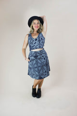 Swing Skirt with pockets - Nightwalk