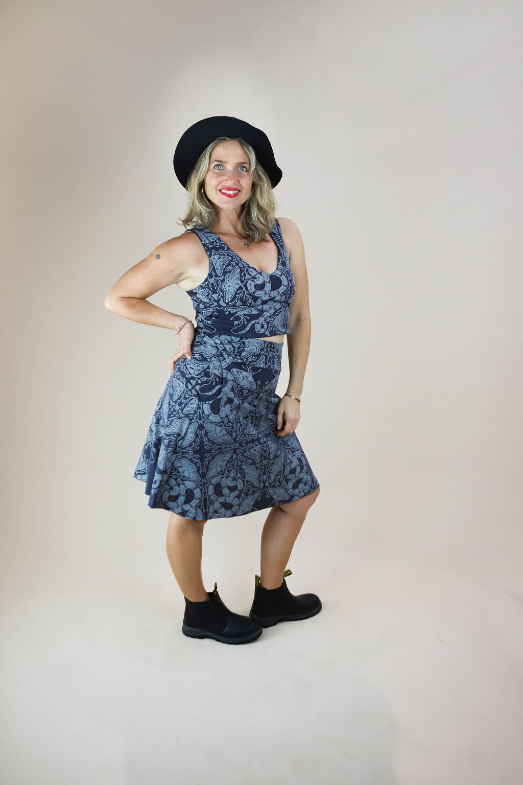 Swing Skirt with pockets - Nightwalk