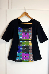 Windowpane Top Stretch Cotton - Not So Square