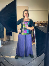 Windowpane Top Stretch Cotton - Not So Square