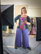 Windowpane Top Stretch Cotton - Little Darlings