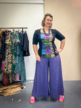 Windowpane Top Stretch Cotton - Not So Square